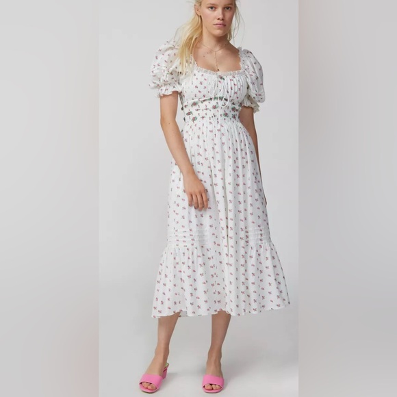 For Love And Lemons Guisti Midi Dress - Picture 2 of 5